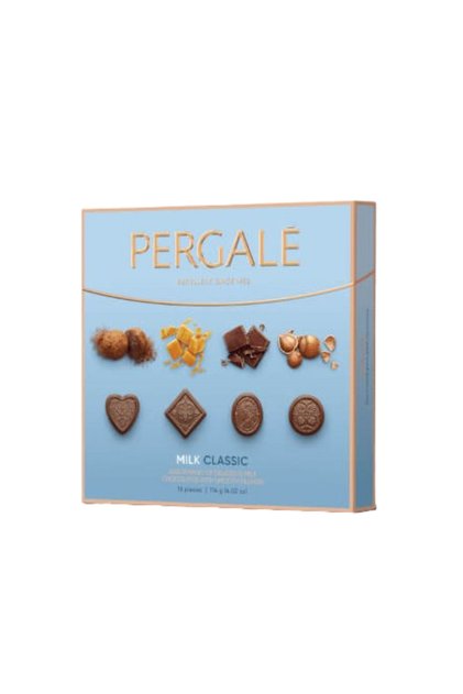 Bomboane Asortate cu Lapte si Ciocolata Pergale, 114 g