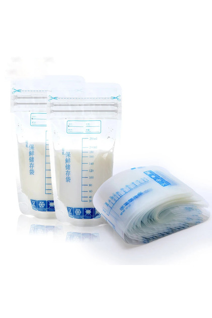 250ml 30pcs 30pcs 250ml Milk Freezer Bags Mother Milk Baby Food Storage Breast Milk Storage Bag BPA