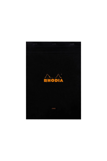 Blocnotes A4, capsat, 80 file, N°18, black