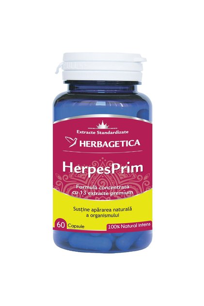 Хранителна добавка HerpesPrim, 60 капсули