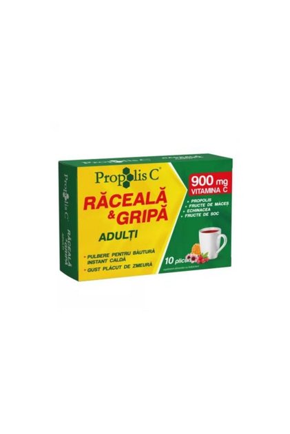 NC-Propolis C Răceală și Gripă 10 Pliculețe Fiterman