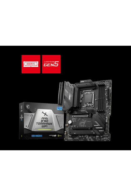 MSI MAG B850 TOMAHAWK MAX WIFI AM5 DDR5 8400(OC)MHz ATX Gaming