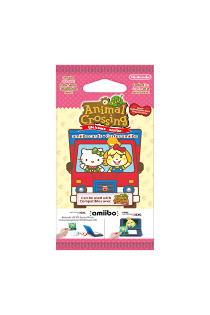 Pachet de cărți amiibo Animal Crossing: New Leaf + Sanrio - 3DS