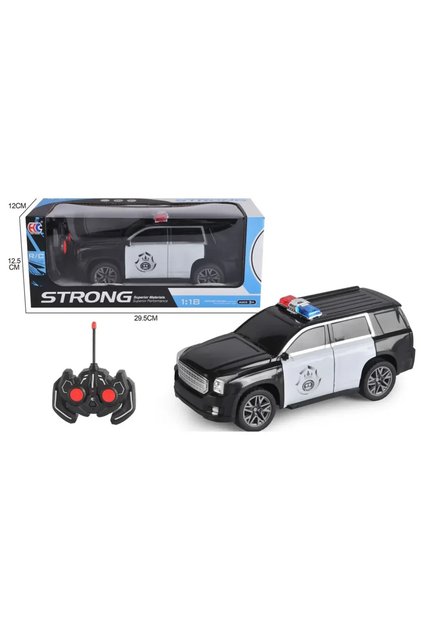 Remote Control Police SUV Toy Car Rechargeable battery with Lights and Sound