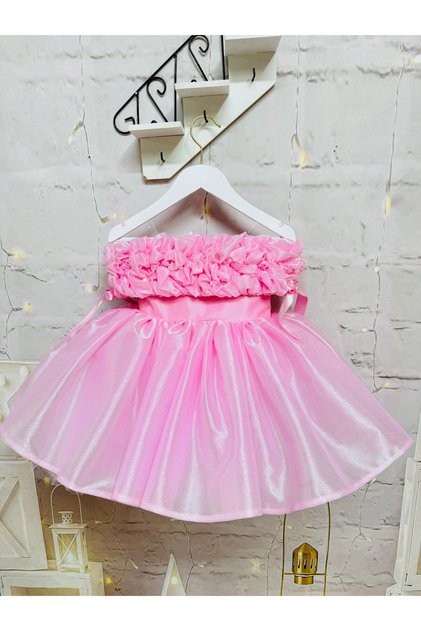 Pink Love Pearl Vintage Baby Girl Dress,Birthday Dress,Photo Shoot Dress,Suitable for 0-13 Years
