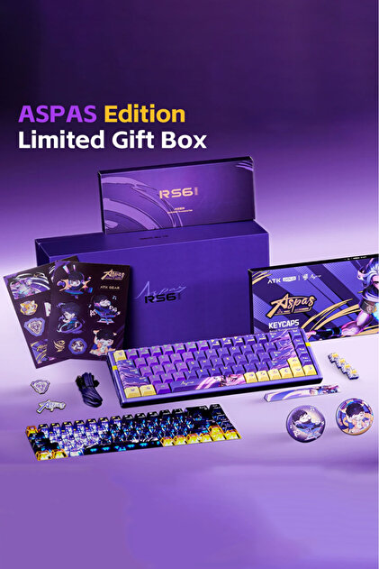 キーボード ATK RS6 Ultra Aspas edition Meyer Gaming ATK RS6 ULTRA ASPAS EDITION Alüminyum Hall Effect 8K