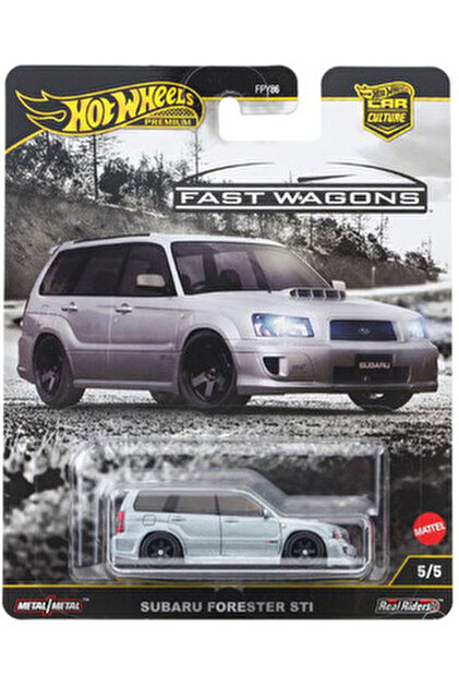 ★ kei@★【HW便】ブセファランドラセット HOT WHEELS Premium Fast Wagons Subaru Forester Sti Fpy86 Jbk87
