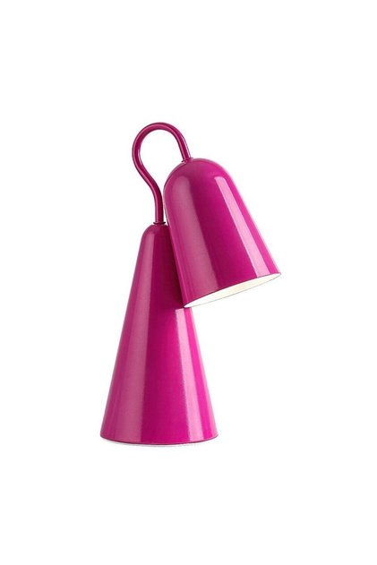 Veioza, realizata din metal, abajurul in forma de clopot, design modern si compact, soclu E14, 40...