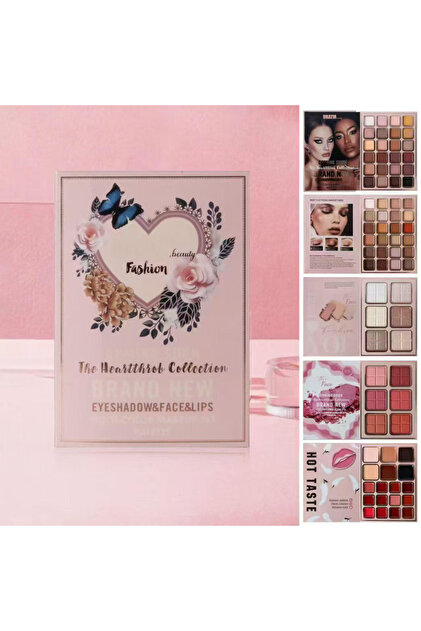 Floraglow 5 Katlı Kitap Şeklinde Makyaj Seti Heart Collection