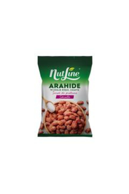 Arahide in coaja rosie cu sare 145g