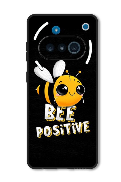Case Compatible with Nothing Phone 3a Protection Shockproof Bumper Cover Bee Positive