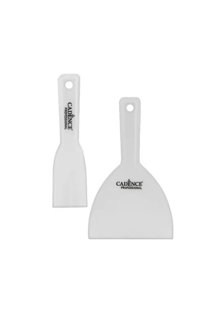 Relief Spatula Set of 2 (Thin-Wide) - Plastic Spatula
