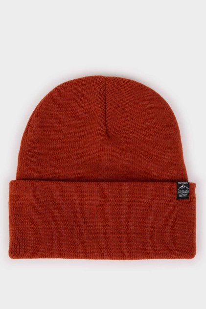 Woven Labelled Knitwear Beanie for Boys V1853A623Wn