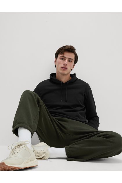 Pamuk Karışımlı Kapüşonlu Sweatshirt