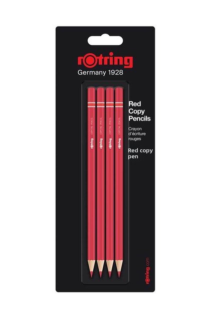 Red Copy Pen 4 Pieces