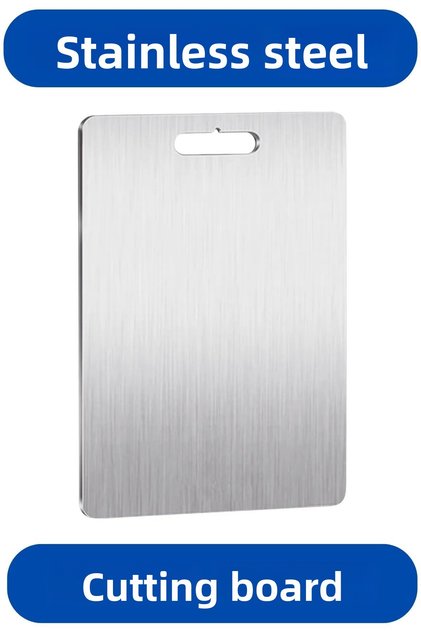 Dmr Life Stainless Steel Cutting Board, Antibacterial, 304 Quality. Healthy Cutting Board