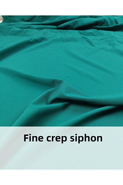Crepe Chiffon Dark Green Color Width: 140