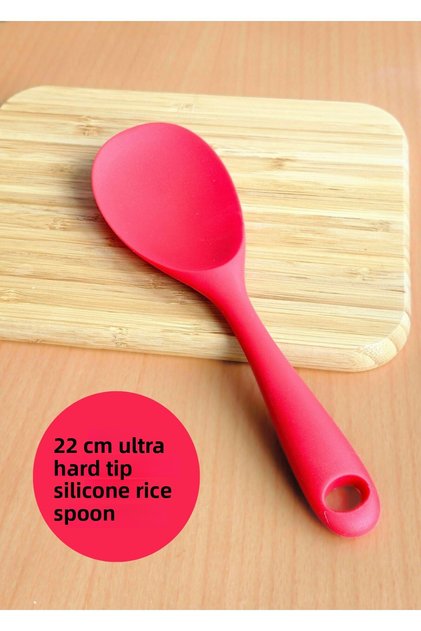 22cm Ultra-Hard Tip Silicone High Temperature Resistant Rice Spoon
