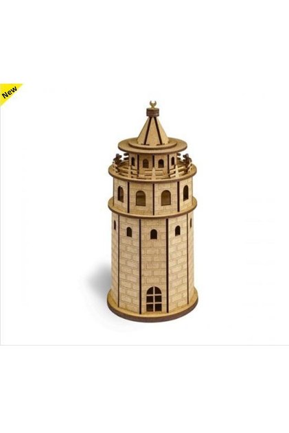 Galata Tower - 3D Wooden Model