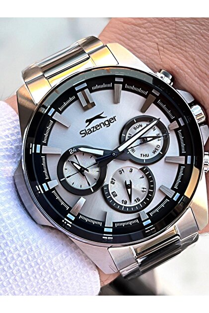 Slazenger Özel Kutulu Damat Saati Çelik Kordon İç Fonksiyonları