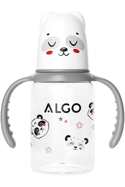 Baby Milk Bottle - Cute Cartoon Design, BPA-Free Anti-Colic 120ml Standard Neck PP Feeding Bo