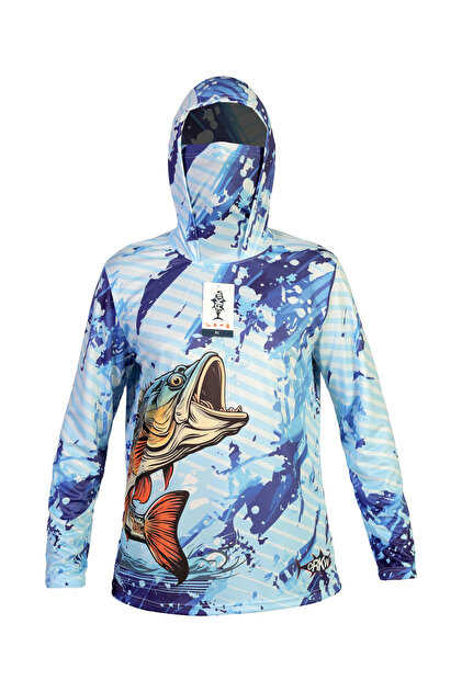 dkmoutdoor Orkw Kapüşonlu Uzun Kollu Balıkçı Ve Su Sporları Uv