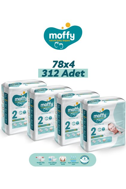 Jumbo Mini No 2 Bebek Bezi (78x 4) 312 Adet