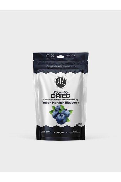 DONDURULARAK KURUTULMUŞ YABAN MERSİNİ - FREEZE DRIED BLUEBERRY 20 GR