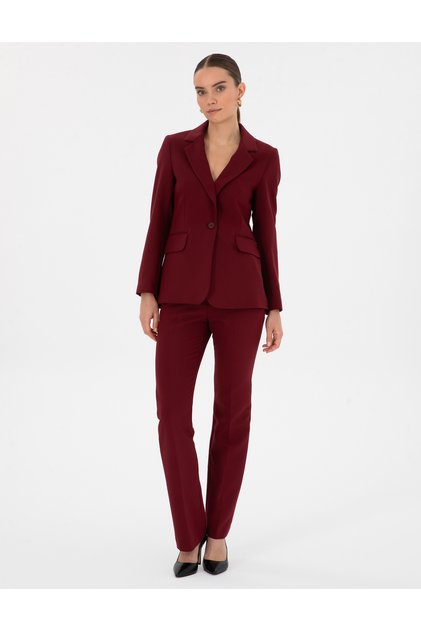 Vişne Flare Fit Kumaş Pantolon 50310395-VR223