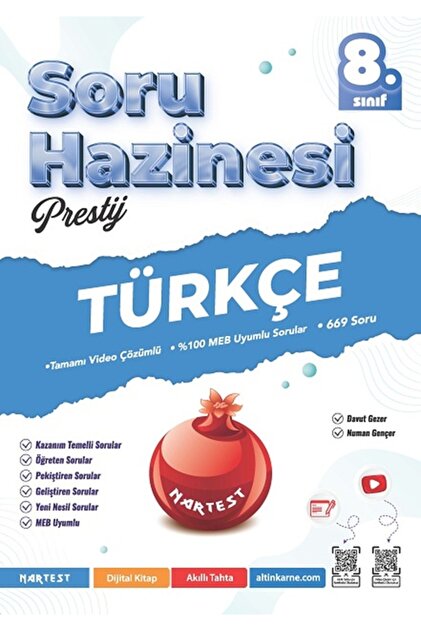 Nartest Yayınları Nartest 2026 8.Sınıf Prestij Türkçe Soru