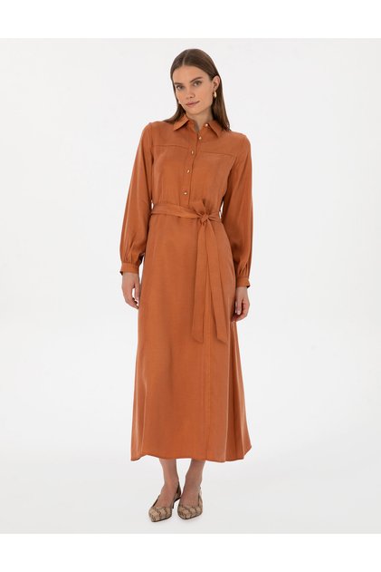 Cinnamon Comfort Fit Woven Dress 50313239-Vr191