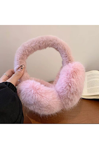 Cold protective soft plush imported foldable ear protection headphones