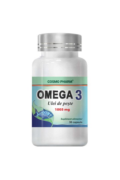Omega 3 Ulei Peste 1005mg, 30 Capsule, Cosmo Pharm