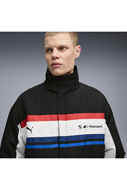 Puma BMW MMS Lifestyle Jacket Siyah Erkek Fermuarlı Ceket - Fiyatı