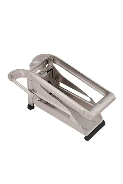Portable Potato Chipper Silver