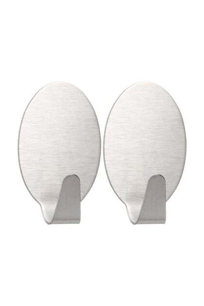 2-Piece Maxi Hook Set Silver
