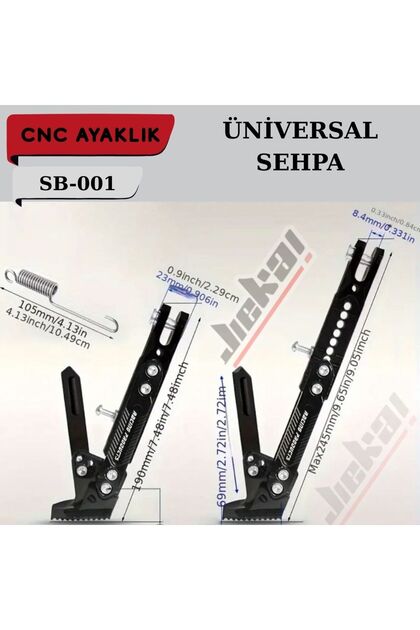 Jiekai SB-001 * GOLD * ÜNİVERSAL CNC YAN SEHPA AYAKLIK - Fiyatı