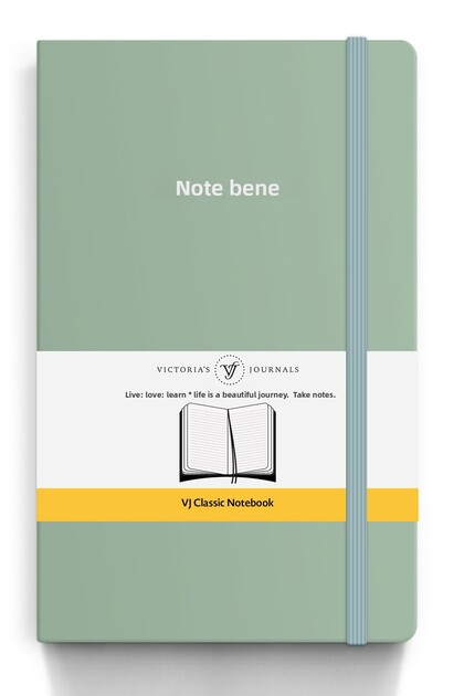 Nota Bene Classic Flexible Cover Notebook, 13x21 cm, Striped