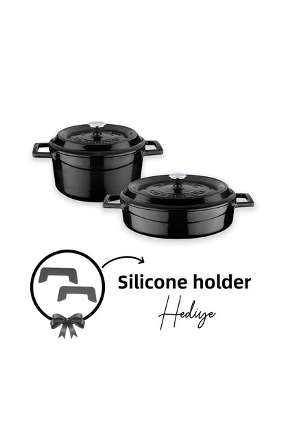 Döküm 2x Trendy Series 5 Piece Cookware Set
