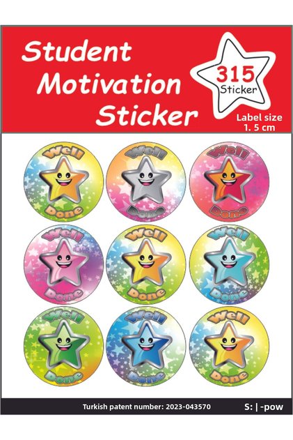 Student, Motivation Sticker - 5 (Student's Motivation Label - 5)