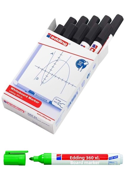 اللون الأخضر / قلم السبورة البيضاء / علامة Whiteboard / 360 XL - 1.5 -3 مم اللون: 4
