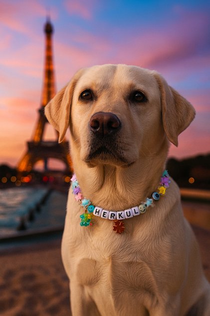 Özelleştirilebilir Isimli Ayarlanabilir Köpek Kolyesi