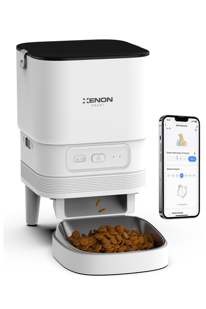 Xenon Smart Akıllı Otomatik Mama Kabı 4 Lt Mobil Uygulama ile
