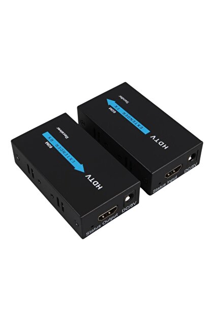 Powermaster HDMI To Cat5-Cat6 Extender 60 Metre Uzatıcı PM-18232