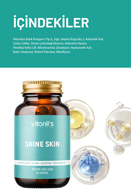 Vitanil's Nutrition Shine Skin 60 Capsules