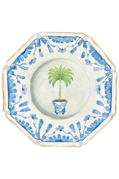 Potted Palms Die-Cut Placemat