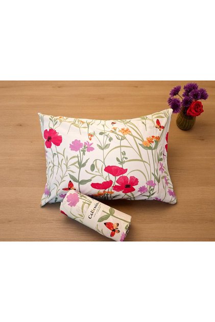 100% Cotton Poplin (Akfil) Fitted Single Size Floral Patterned Elastic Sheet Set Bed Sheet Set