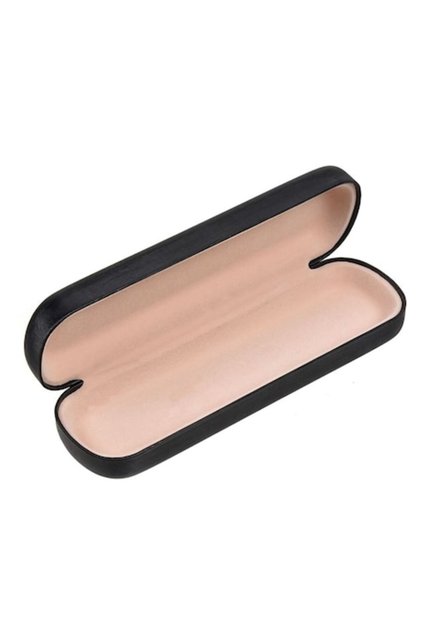 Toc Dreptunghiular Negru pentru Ochelari de Vedere