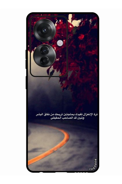 Protective Case Anti Scratch Shock Proof Bumper Cover For Oppo Reno 11F arabic quoteee