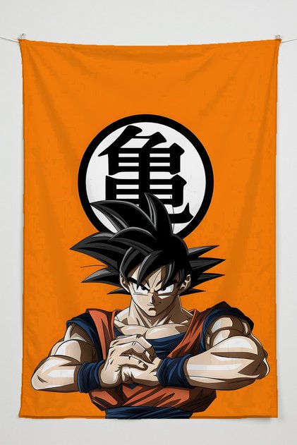 Dragon Ball Vertical Wall Hanging – Anime Themed Quality Fabric, Room Decor Tapestry Wall Tapestry